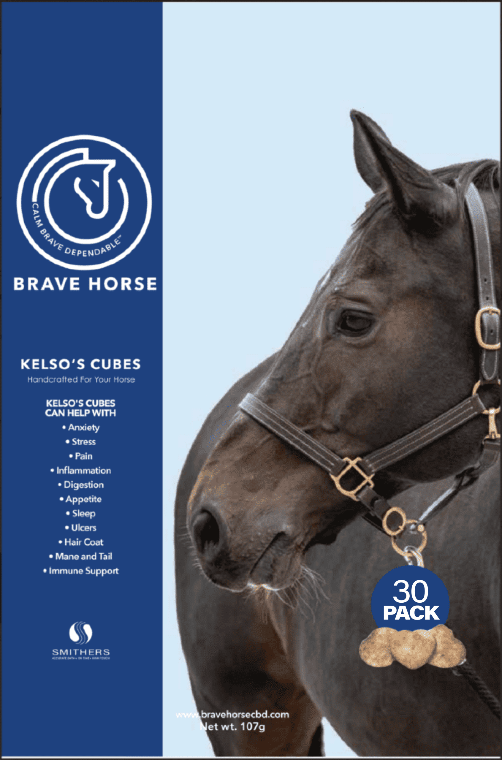 keslo's cubes brave horse cbd trial pack